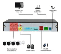 Dahua XVR1B04-I DVR XVR wizsense 4 canales 1080p color negro 9