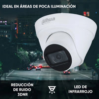 Cámara Domo Ip 2mp Dahua 30m Ir 2.8mm Poe 105° Exterior 6