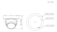 Cámara Domo Ip 2mp Dahua 30m Ir 2.8mm Poe 105° Exterior 3